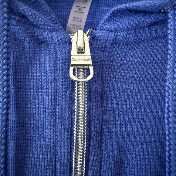 Calvin Klein Performance Sport Zip-Up Hoodie Sweater - 3X - Picture 6 of 9